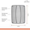 image:imageSPECTRUM Large Gray Cora Kitchen Sink Mat12 x 16