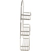 image:imageSpectrum 3 Tier Hanging Spice Rack for Wall Black Steel Kitchen Spice Organizer Wall Mounted Metal Three Tier Metal Spice Organizer Rack for Kitchen Cabinet Pantry OrganizationSatin Nickel