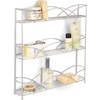image:imageSpectrum 3 Tier Hanging Spice Rack for Wall Black Steel Kitchen Spice Organizer Wall Mounted Metal Three Tier Metal Spice Organizer Rack for Kitchen Cabinet Pantry OrganizationSilver