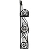 image:imageSpectrum 3 Tier Hanging Spice Rack for Wall Black Steel Kitchen Spice Organizer Wall Mounted Metal Three Tier Metal Spice Organizer Rack for Kitchen Cabinet Pantry OrganizationBlack