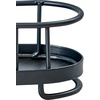 image:imageSpectrum 3 Tier Hanging Spice Rack for Wall Black Steel Kitchen Spice Organizer Wall Mounted Metal Three Tier Metal Spice Organizer Rack for Kitchen Cabinet Pantry OrganizationBlack