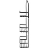 image:imageSpectrum 3 Tier Hanging Spice Rack for Wall Black Steel Kitchen Spice Organizer Wall Mounted Metal Three Tier Metal Spice Organizer Rack for Kitchen Cabinet Pantry OrganizationBlack