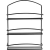 image:imageSpectrum 3 Tier Hanging Spice Rack for Wall Black Steel Kitchen Spice Organizer Wall Mounted Metal Three Tier Metal Spice Organizer Rack for Kitchen Cabinet Pantry OrganizationBlack