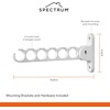 image:imageSpectrum 35000 Diversified Wall Mount Hanger Holder Closet Organizer White