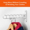image:imageSpectrum 35000 Diversified Wall Mount Hanger Holder Closet Organizer White