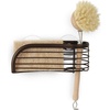image:imageSpectrum Ashley Sink Sponge and Brush Holder with Suction Cups 2 in 1 Sink Caddy Bronze No Rust Easy Mount Suction Cup Kitchen Sink Sponge and Brush Holder Hanging Wire Cradle Promotes Quick Drying3x2x35 inches