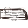 image:imageSpectrum Ashley Sink Sponge and Brush Holder with Suction Cups 2 in 1 Sink Caddy Bronze No Rust Easy Mount Suction Cup Kitchen Sink Sponge and Brush Holder Hanging Wire Cradle Promotes Quick Drying3x2x35 inches