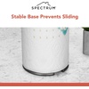 image:imageSpectrum Chrome Paper Towel Holder Countertop Kitchen Organizer Easy Tear Modern Freestanding Kitchen Hand Towel Roll Stands Vertical for Standard and Large Paper Towel Rolls with Durable Steel BaseSatin Graphite