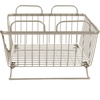 image:imageSpectrum Diversified 20077 Ashley Stackable Basket Tray Satin Nickel1 Count Pack of 1