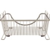 image:imageSpectrum Diversified 20077 Ashley Stackable Basket Tray Satin Nickel1 Count Pack of 1
