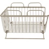 image:imageSpectrum Diversified 20077 Ashley Stackable Basket Tray Satin Nickel1 Count Pack of 1