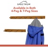 image:imageSpectrum Diversified 4 Peg Rack Finish WhiteBlack