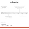 image:imageSpectrum Diversified 4 Peg Rack Finish WhiteWhite