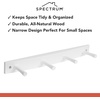 image:imageSpectrum Diversified 4 Peg Rack Finish WhiteWhite