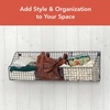 image:imageSpectrum Diversified 89076 Wall Mount Triple Storage Basket Industrial Gray