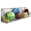 image:imageSpectrum Diversified 89076 Wall Mount Triple Storage Basket Industrial Gray