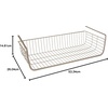 image:imageSpectrum Diversified Ashley Large Cabinet Shelf Basket InCabinet Storage Shelf Kitchen Cabinet amp Pantry Organization amp Storage Bathroom Cabinet BasketSatin Nickel Pc