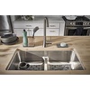 image:imageSpectrum Diversified Hexa Raised Feet QuickDrying HeavyDuty Protector with NonSlip Surface Large Farmhouse Sink Mat FrostGray105 x 12