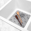 image:imageSpectrum Diversified Hexa Raised Feet QuickDrying HeavyDuty Protector with NonSlip Surface Large Farmhouse Sink Mat FrostGray105 x 12