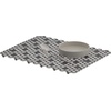 image:imageSpectrum Diversified Hexa Raised Feet QuickDrying HeavyDuty Protector with NonSlip Surface Large Farmhouse Sink Mat FrostGray118 x 16 Pack of 2