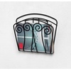 image:imageSpectrum Diversified Scroll Wall Mount Magazine Rack WallMounted Newspaper amp Catalog Holder for Home Office Magazine Holder amp Newspaper Organizer WallMounted Magazine StorageScroll Magazine Rack
