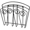 image:imageSpectrum Diversified Scroll Wall Mount Magazine Rack WallMounted Newspaper amp Catalog Holder for Home Office Magazine Holder amp Newspaper Organizer WallMounted Magazine StorageScroll Magazine Rack