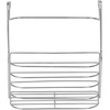 image:imageSpectrum Duo Over Cabinet Towel Holder and Cabinet Basket Medium for Kitchen Towel Under Sink Storage Durable Steel Over the Cabinet Door Towel Bar Organizer with No Drill Installation ChromeChrome