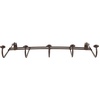 image:imageSpectrum Dutchess Bronze Over the Door Hook Rack for Hanging Coats Jackets Bags Totes amp Towels 5 Hook Door Hanger for Bedroom Closet Laundry Room Organization Easy Install Fits Most Doors