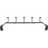 image:imageSpectrum Dutchess Bronze Over the Door Hook Rack for Hanging Coats Jackets Bags Totes amp Towels 5 Hook Door Hanger for Bedroom Closet Laundry Room Organization Easy Install Fits Most Doors