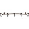 image:imageSpectrum Dutchess Bronze Over the Door Hook Rack for Hanging Coats Jackets Bags Totes amp Towels 5 Hook Door Hanger for Bedroom Closet Laundry Room Organization Easy Install Fits Most Doors