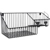 image:imageSpectrum Finley Wall Mount Double Storage Bin with Hook Station for Entryway Storage and Organization