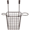 image:imageSpectrum Grid Over the Cabinet Styling Station Satin Nickel  Tall Bathroom amp Under Sink Organizer for Hair Dryer Beauty Tools Accessories amp Home EssentialsBronze