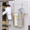 image:imageSpectrum Grid Over the Cabinet Styling Station Satin Nickel  Tall Bathroom amp Under Sink Organizer for Hair Dryer Beauty Tools Accessories amp Home EssentialsGold