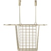 image:imageSpectrum Grid Over the Cabinet Styling Station Satin Nickel  Tall Bathroom amp Under Sink Organizer for Hair Dryer Beauty Tools Accessories amp Home EssentialsGold