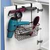 image:imageSpectrum Grid Over the Cabinet Styling Station Satin Nickel  Tall Bathroom amp Under Sink Organizer for Hair Dryer Beauty Tools Accessories amp Home EssentialsBronze