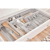 image:imageSpectrum HEXA 5Divider Expandable Silverware Tray Stone Gray  InDrawer Organizer for Kitchen Accessories Cutlery Knives amp More  EasytoClean Home amp Apartment EssentialStone Gray