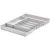 image:imageSpectrum HEXA 5Divider Expandable Silverware Tray Stone Gray  InDrawer Organizer for Kitchen Accessories Cutlery Knives amp More  EasytoClean Home amp Apartment EssentialStone Gray
