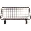 image:imageSpectrum Hanging Baskets for Organizing Large Satin Nickel  Grid Over the Cabinet Wire Basket for Kitchen or Bathroom  Door Hanging Storage Organizer for Cleaning Supplies Washcloths amp TowelsBronze