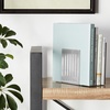 image:imageSpectrum Heavy Bookends for Book Shelves Cookbooks Vinyl Records No Skid Heavy Duty Metal Decorative Book Stopper Sturdy Steel Holder for Home Office Large Bookends for Heavy Books Pewter Gray