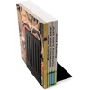 image:imageSpectrum Heavy Bookends for Book Shelves Cookbooks Vinyl Records No Skid Heavy Duty Metal Decorative Book Stopper Sturdy Steel Holder for Home Office Large Bookends for Heavy Books WhiteBlack