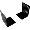 image:imageSpectrum Heavy Bookends for Book Shelves Cookbooks Vinyl Records No Skid Heavy Duty Metal Decorative Book Stopper Sturdy Steel Holder for Home Office Large Bookends for Heavy Books WhiteBlack