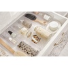 image:imageSpectrum Hexa 6 x 12 Drawer Organizer for Kitchen Utensils with Innovative Honeycomb Base Design Silverware Tray for Cutlery and Flatware Storage Bathroom Vanity or Desk Solution Clear FrostClear Frost
