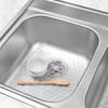 image:imageSpectrum Hexa Clear Cut to Fit Sink Mat with Drainage Holes Kitchen Sink Protector for Stainless Steel amp Porcelain Sinks Soft Silicone Sink Liner amp Protective Mat for Dishes Customizable Trim to Fit133 x 115