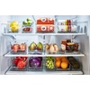image:imageSpectrum Hexa inFridge Bin Tall Holder Dispenser Rack for Storage and Organization Holds Drink Cans Meats Produce and More Clear