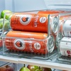 image:imageSpectrum Hexa inFridge Bin Tall Holder Dispenser Rack for Storage and Organization Holds Drink Cans Meats Produce and More Clear