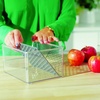 image:imageSpectrum Hexa inFridge Large Refrigerator Organizer Bin for Storage and Organization of Fruit Vegetables Produce and More 15 x 6 x 42515 x 6 x 425