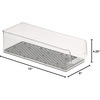 image:imageSpectrum Hexa inFridge Large Refrigerator Organizer Bin for Storage and Organization of Fruit Vegetables Produce and More 15 x 6 x 42515 x 6 x 425