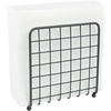 image:imageSpectrum Leaf Vertical Napkin Holder for Table amp Kitchen Countertop Organization Metal Napkin Dispenser with Weighted Base Keeps Paper Napkin Holders Standing for Dining Room Dcor BlackIndustrial Gray