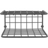 image:imageSpectrum Leaf Vertical Napkin Holder for Table amp Kitchen Countertop Organization Metal Napkin Dispenser with Weighted Base Keeps Paper Napkin Holders Standing for Dining Room Dcor BlackIndustrial Gray