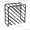 image:imageSpectrum Leaf Vertical Napkin Holder for Table amp Kitchen Countertop Organization Metal Napkin Dispenser with Weighted Base Keeps Paper Napkin Holders Standing for Dining Room Dcor BlackBlack
